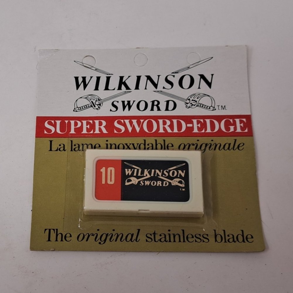 NEW Wilkinson Super Sword Edge Vintage Razor Blades England - 10 Pack